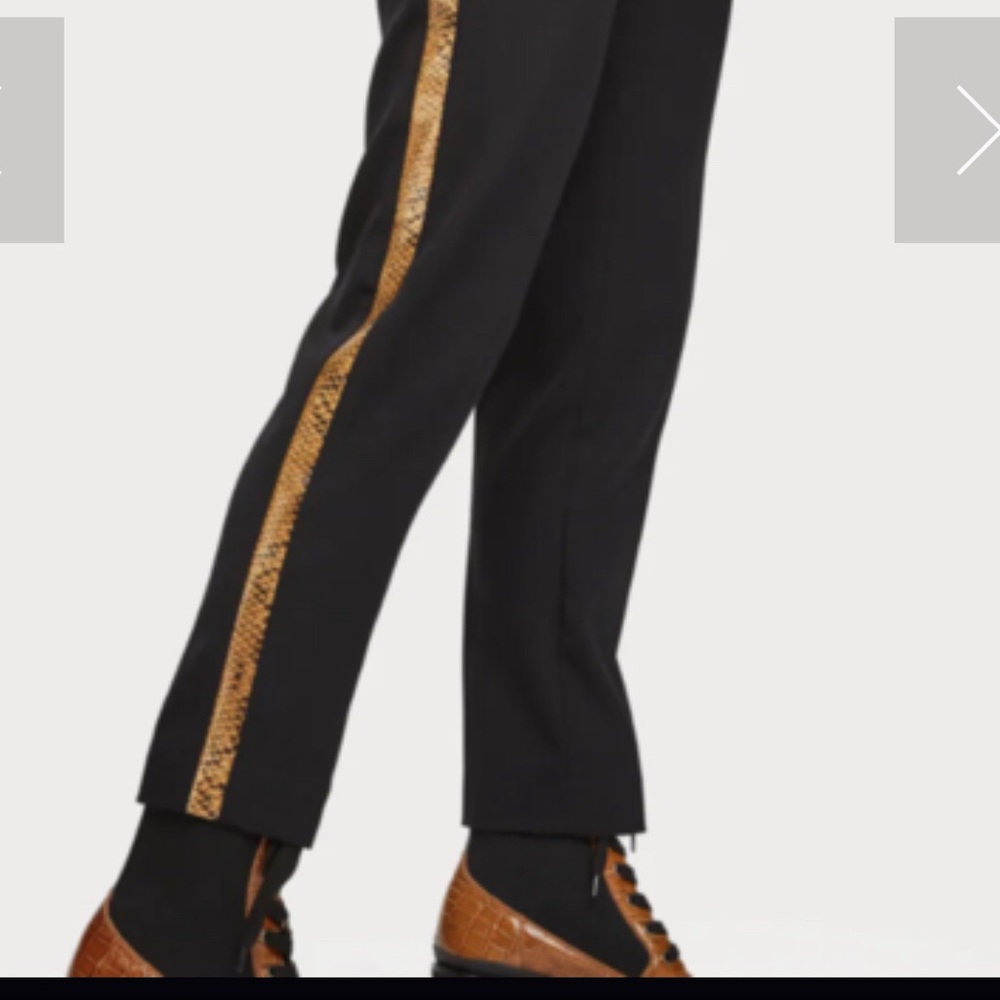 Scotch & soda tailored side stripe snake trouser - Picture 2 of 9